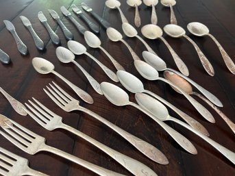 Silver Plated Pretty Cutlery-2 Sets