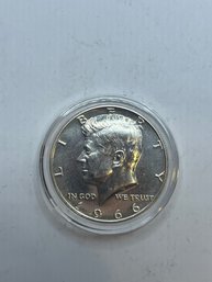 1966 40 Silver Uncirculated Kennedy Half Dollar