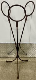Tall Wrought Iron Holder - Towels, Bowls, Plants