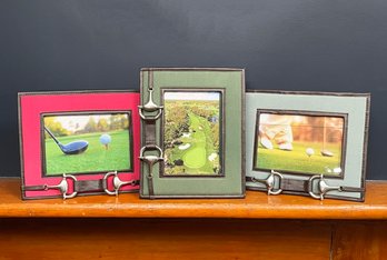 Original Golf Photos In Horse-Bit Frames