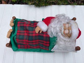 A Vintage Telco Sleeping Santa