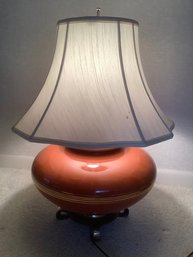 Large Round Bottom Vintage Table Lamp