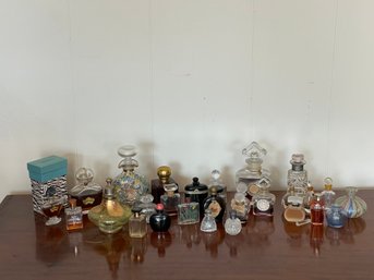 Collection Of Vintage Perfume Bottles