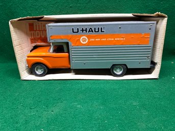 Vintage 1960s Nylint U-Haul Maxi-Mover Pressed Steel Box Truck #8410 In Original Box. Yes Shipping.