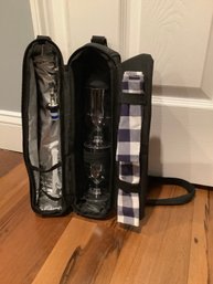 New Wine Tote Bag With Cooler Compartment