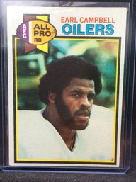 1979 Topps Earl Campbell Rookie Card - M