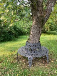 Cast Iron Wrap Around Tree Garden Bench