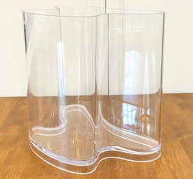 A Modern Italian Crystal Vase By Guzzini