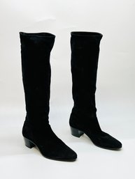 Designer Prada Knee High Boots Made In Italy 37 1/2