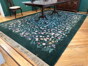 A Fine Quality Wool Area Rug By Karastan, Wildflowers Pattern, 8'8'x12