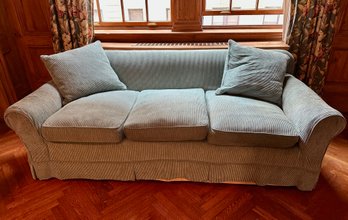 Slipcovered Sofa With 2 Pillows, Matches Lot 63