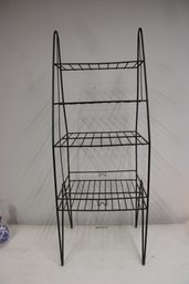 Vintage Metal Shelf Stand