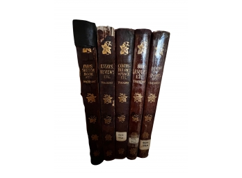 Set Of 5 Vintage Novels By William Makepeace Thackeray - 1903
