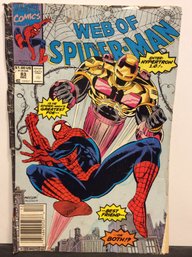 1991 Marvel Comics Web Of Spider-man #83 - K