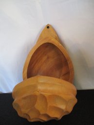 Novelty Nut Holder/Cracker - Wood