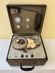 Vintage Portable Wire Recorder W/ Amplifier By Air King