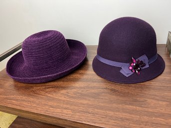 Pair Of Purple Hats