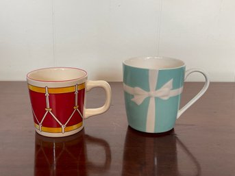 Lot Of 2 Tiffany And Co. Mugs