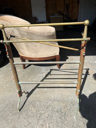 Beautiful Antique Brass Towel Rack