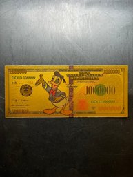 Gold Colored Donald Duck Bill