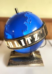 Copyright 1956 Schlitz Brewing Company Revolving Globe Bar Light-Form 635-See Description