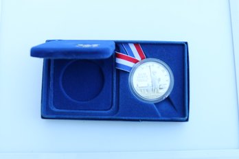 1986 Liberty Ellis Island Proof  Silver Coin