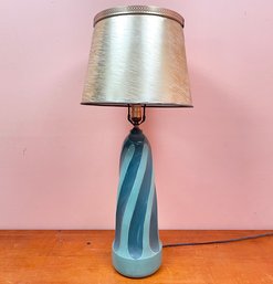 A Mid Century Ceramic Lamp