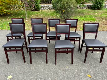 Set Of 8 Folding Chairs