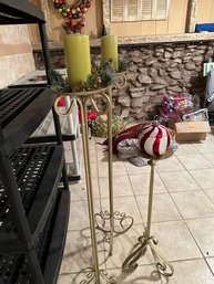 3 Heavy Metal Candle Stands