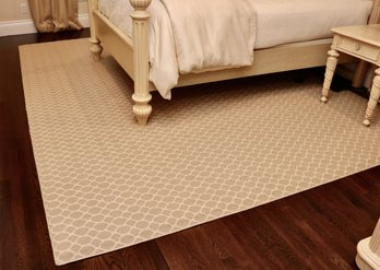 Cream & Taupe Oval &  Diamond Geometric Rug Purchased In Stark Carpets