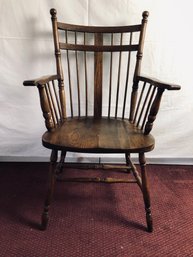 Antique English High Back Chair