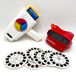 Vintage Fisher Price Movie Viewer & Viewmaster 3D With Slides