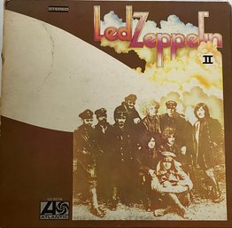 LED ZEPPLIN -  II- LP 1969 ATLANTIC SD 8236 - RECORD VG - SOME WEAR TO COVER