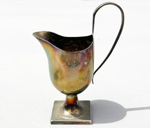 An Edwardian Silver Creamer By Clarkson Of Northallerton, C. 1910