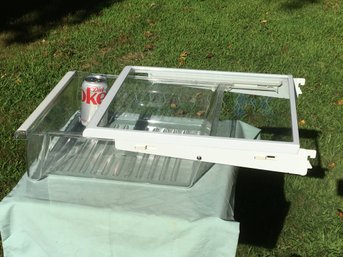 Extra Clear Refrigerator Storage Drawer Shelf