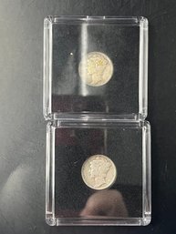 2 Mercury Dimes 1936, 1936-S