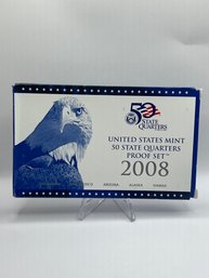 2008 United States Mint 50 State Quarters Proof Set
