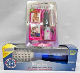New In Box  Thermacell Compact Curler & Helen Of Troy Hot Air Brush