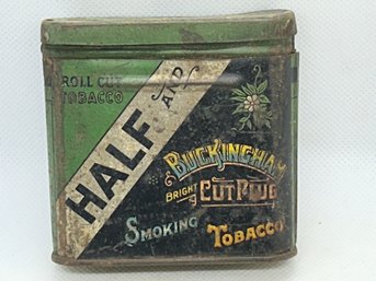 1930s Buckingham Half And Half Tobacco Tin