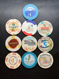 10 Miscellaneous Casino Chips