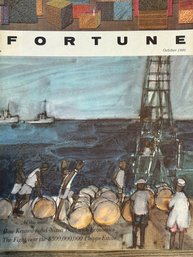 1960 Robert Allen Parker Fortune Magazine Cover Illustration