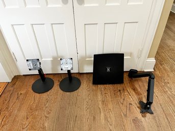 Group Of Monitor Stands And Bracket