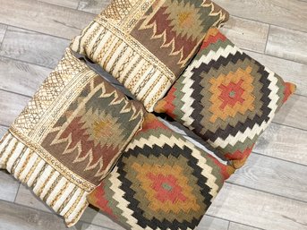 An Assortment Of Southwestern Pillows By Pottery Barn