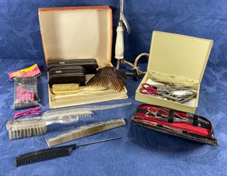 Vintage & Antique Personal Care Needs - Combs, Brushes, Nail Clippers, Files & More