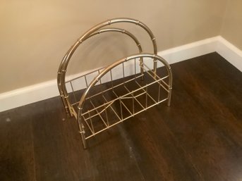 Brass Magazine Rack