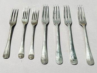 A Group Of Vintage Stieff Sterling Silver Forks - Two Sizes