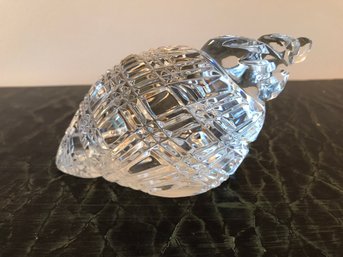 Waterford Crystal Conch Shell Paperweight