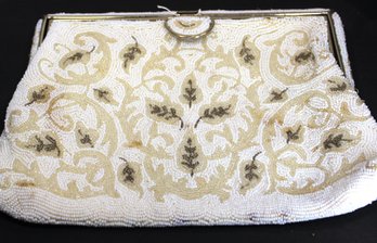 Vintage 'Josef' French Hand Beaded Ladies Evening Bag Purse 1950s