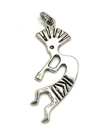 Vintage Large Kokopelli Engraved Pendant