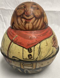 SCARCE Antique MAYO'S CUT PLUG TOBACCO TIN- Original FIGURAL ROLY POLY Circa 1905